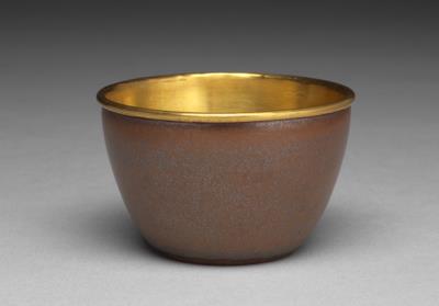 图片[2]-Purple-granule stacking cup in brown glaze, Qing dynasty, Qianlong reign (1736-1795)-China Archive